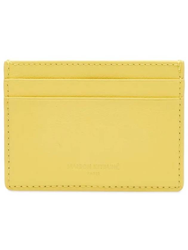 The Cloud Card Wallet Lime - MAISON KITSUNE - BALAAN 4