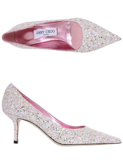 Love 65 Frosted Glitter Pumps Candy Pink - JIMMY CHOO - BALAAN 2