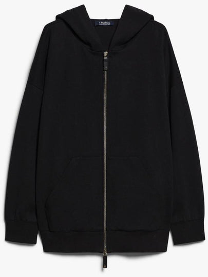 Doppia Zip Up Hoodie Black - S MAX MARA - BALAAN 2