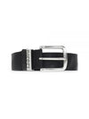 B Visble Leather Belt Black - DIESEL - BALAAN 2