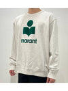 Mikoy Logo Print Sweatshirt White - ISABEL MARANT - BALAAN 3