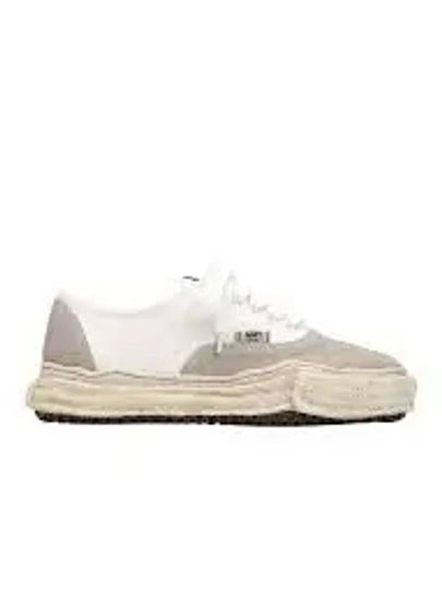 Blakey OG Sole Canvas Suede Low Top Sneakers White - MIHARA YASUHIRO - BALAAN 2