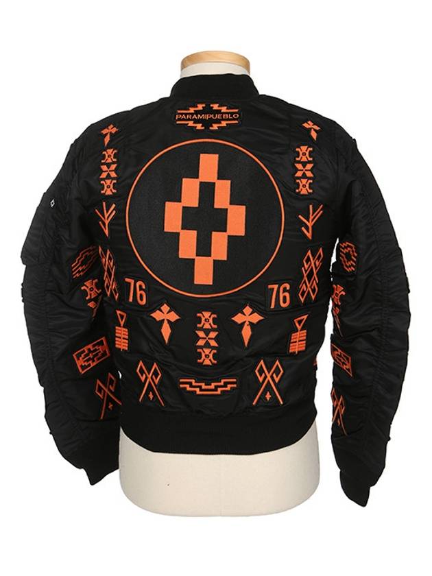 CMEA016 F1602 3105 1018 Embroidery Aviation Jumper - MARCELO BURLON - BALAAN 2