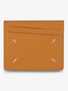 Stitch Diagonal Card Wallet Mustard - MAISON MARGIELA - BALAAN 1