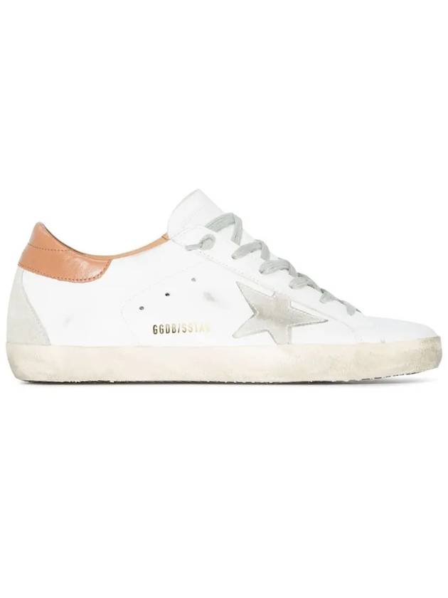 Brown Tab Superstar Classic Low Top Sneakers White - GOLDEN GOOSE - BALAAN 2