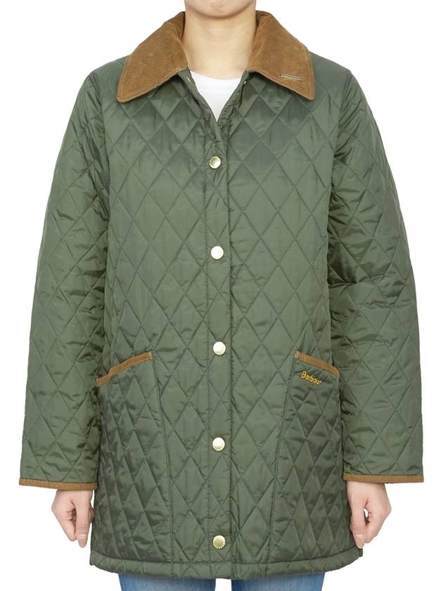 30th Anniversary Modern Liddesdale Quilted Jacket Green - BARBOUR - BALAAN 5