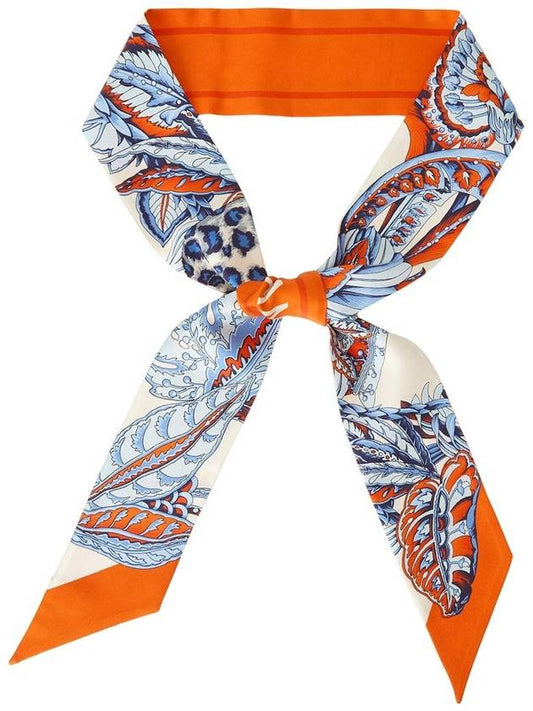 Togo Print Silk Scarf Orange - SALVATORE FERRAGAMO - BALAAN 2