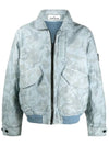 Big Loom Camo Zip-up Jacket Blue - STONE ISLAND - BALAAN 3