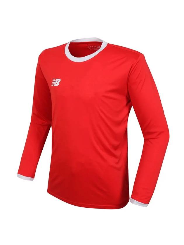 Ringer LS Jersey Sport Long Sleeve T-Shirt Red - NEW BALANCE - BALAAN 3