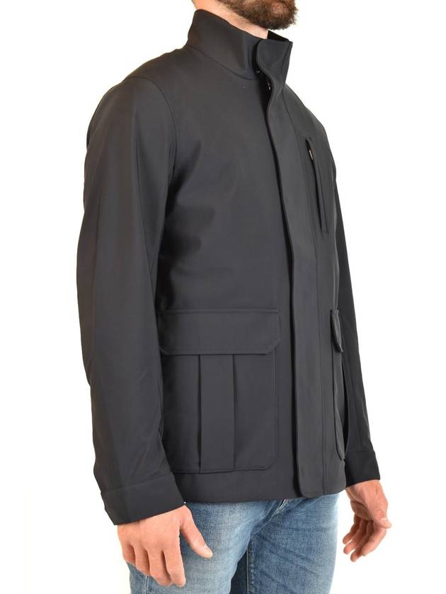 Men's Two Pocket Jacket Gray - EMPORIO ARMANI - BALAAN 3