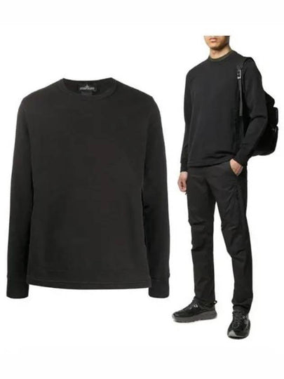 Shadow Project Fleece Sweatshirt Black - STONE ISLAND - BALAAN 2