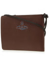 Benny Leather Cross Bag Brown - VIVIENNE WESTWOOD - BALAAN 3