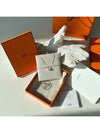 Mini Pop H Pendant Rose Gold & Blanc - HERMES - BALAAN 4