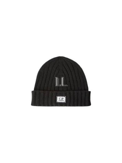 Extra Fine Merino Wool Logo Beanie Green - CP COMPANY - BALAAN 2