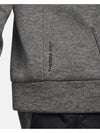 Men's Therma-Fit Pullover Fitness Hoodie Grey - NIKE - BALAAN 8