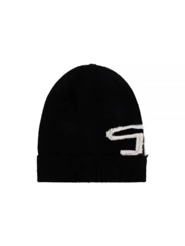 K-Peel Logo Intarsia Beanie Black - DIESEL - BALAAN 2