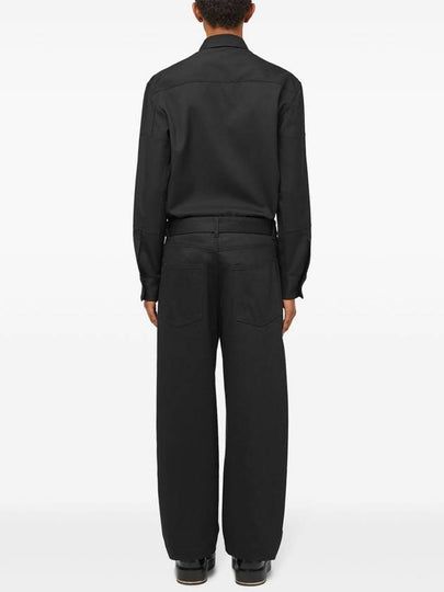 Jil Sander Trousers Black - JIL SANDER - BALAAN 2