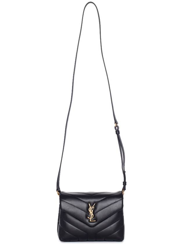 Loulou Toy Matelasse Shoulder Bag Black - SAINT LAURENT - BALAAN 7