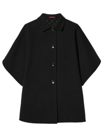 GG Reversible Silk Wool Single Coat Black - GUCCI - BALAAN 1