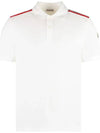 24SS Logo Polo TShirt White 8A000 20 89A16 002 - MONCLER - BALAAN 1