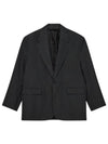 Relaxed Fit Suit Jacket Grey - ACNE STUDIOS - BALAAN 2