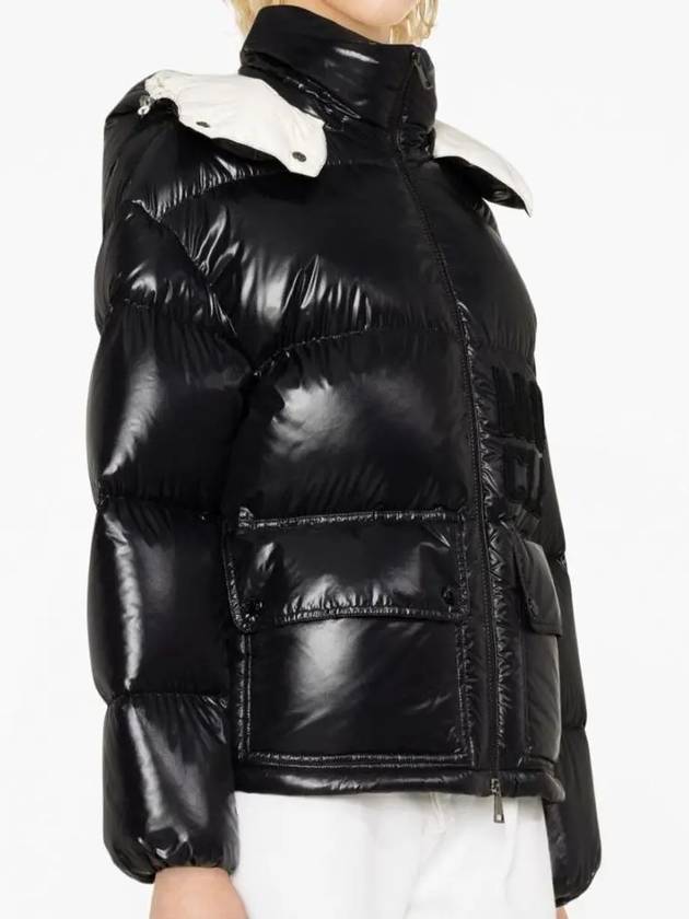 Applique Logo Abbaye Women Down Jacket 1A00039 5963V 999 - MONCLER - BALAAN 4