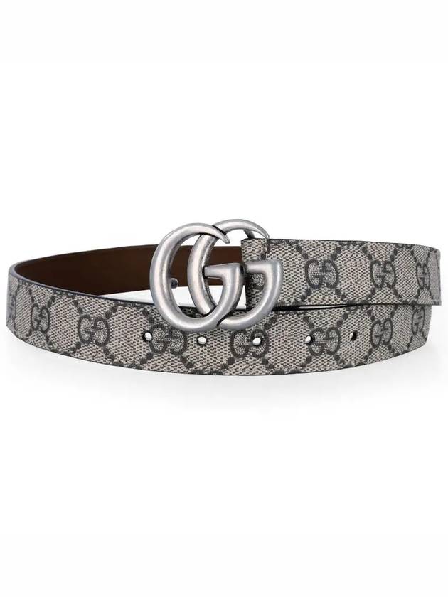 Kids Double G Belt Beige - GUCCI - BALAAN 3