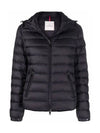 Women's Bles Logo Patch Lightweight Padding Black - MONCLER - BALAAN 2