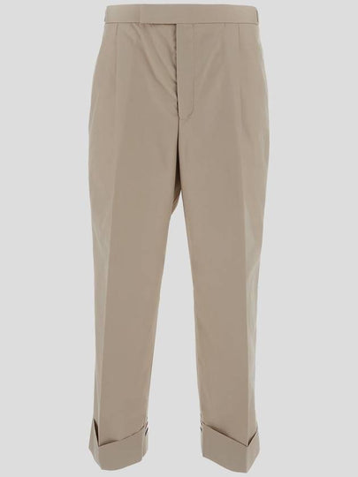 Typewriter Fit 5 Slacks Beige - THOM BROWNE - BALAAN 2