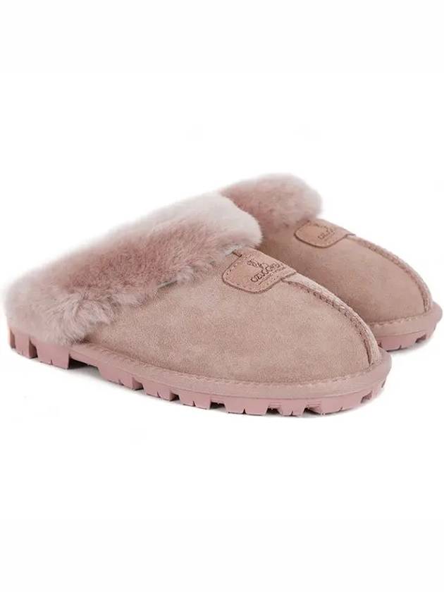 Coquette Fleece Suede Slippers Rosy Brown - OZWEAR UGG - BALAAN 3