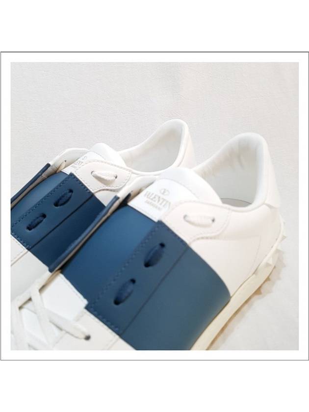 Men's Open Point Hidden Low Top Sneakers White - VALENTINO - BALAAN 3