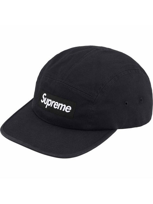 Washed Chino Twill Camp Ball Cap Black - SUPREME - BALAAN 2