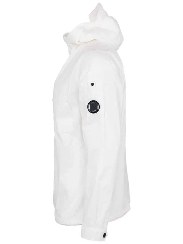 Lens Wappen Shirt Anorak White - CP COMPANY - BALAAN 5