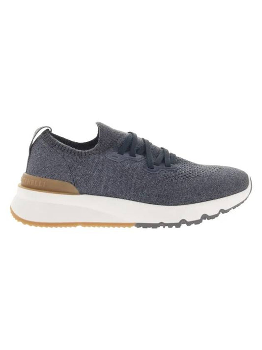 Stretch Knit Low Top Sneakers - BRUNELLO CUCINELLI - BALAAN 1