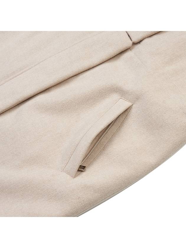 Cashmere Storm System Icery Long Padding Natural Melange - LORO PIANA - BALAAN 9