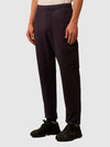 Diagonal Raised Fleece Track Pants Nightshade - CP COMPANY - BALAAN 3