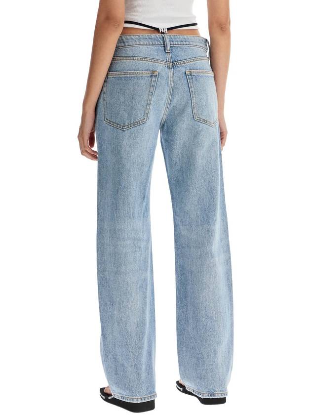 straight jeans with integrated thong - ALEXANDER WANG - BALAAN 3