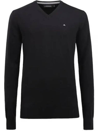 Lymann True Merino Wool Knit Top Black - J.LINDEBERG - BALAAN 1