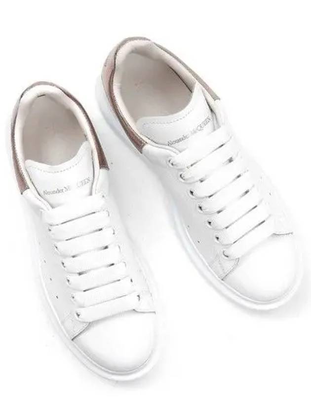 Oversized Low Top Sneakers White Rose Gold - ALEXANDER MCQUEEN - BALAAN 4