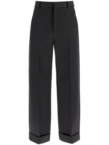 "grain de poudre trousers with - VALENTINO - BALAAN 1