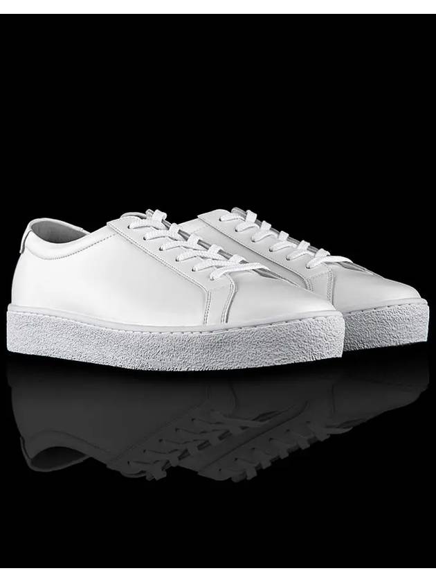 2291 Bias Cowhide Low Sneakers Jet White - MIAMIPROJECT - BALAAN 3