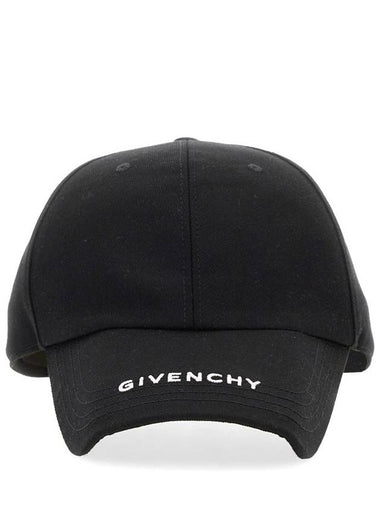 Logo Print Ball Cap Black - GIVENCHY - BALAAN 1