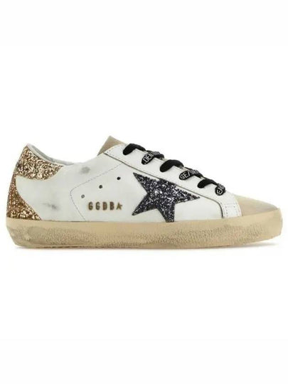 Super-Star Glittered Sneakers White - GOLDEN GOOSE - BALAAN 2