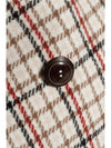 checked wool trench coat - GANNI - BALAAN 4