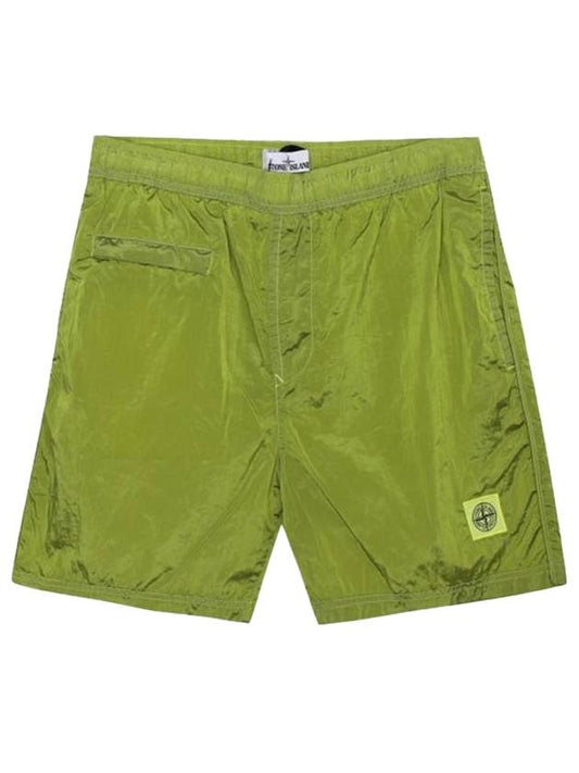 Men's Nylon Metal Swim Shorts Green - STONE ISLAND - BALAAN 1