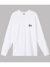 Basic long sleeve t shirt white - STUSSY - BALAAN 2