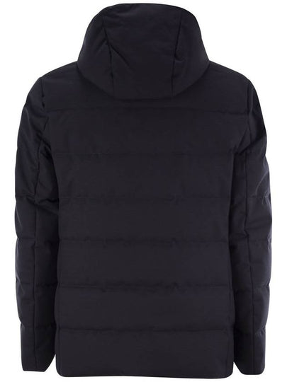 Double-breasted down jacket with hood - FAY - BALAAN 2