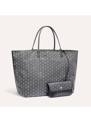 Saint Louis GM Reversible Shoulder Bag Grey - GOYARD - BALAAN 1