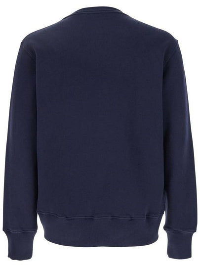 Blue Crewneck Sweater With Logo Embroidered On The Front In Cotton Man - AUTRY - BALAAN 2