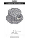 Oblique Jacquard Bucket Hat Deep Grey - DIOR - BALAAN 3